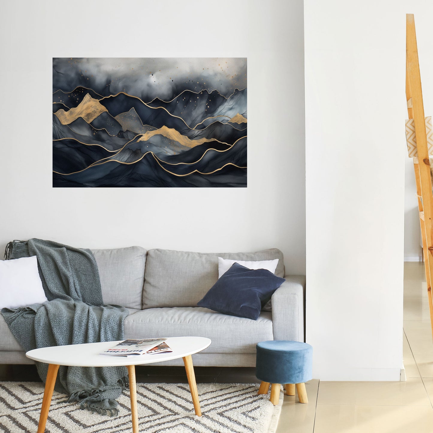 Poster orizzontale GOLDEN SUMMIT SERENITY stacca e attacca