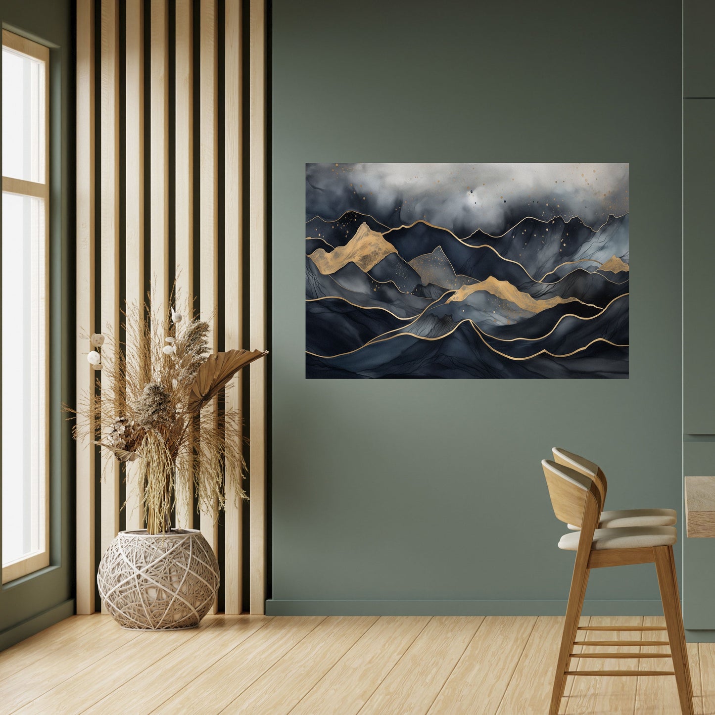 Poster orizzontale GOLDEN SUMMIT SERENITY stacca e attacca