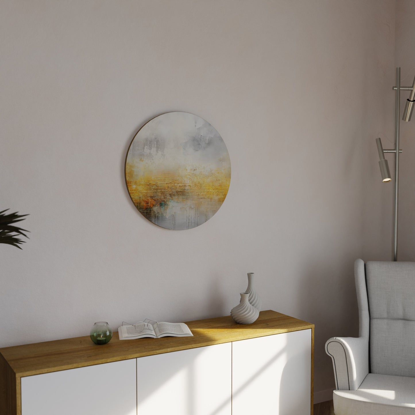 IMPRESSIONAL DAWN Round Wall Art