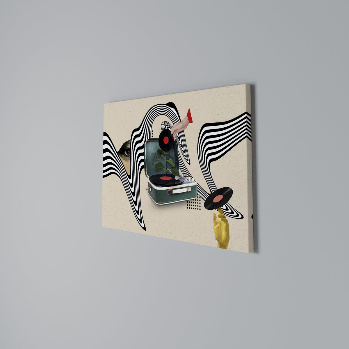VINYL VARIATION Stampa su tela orizzontale