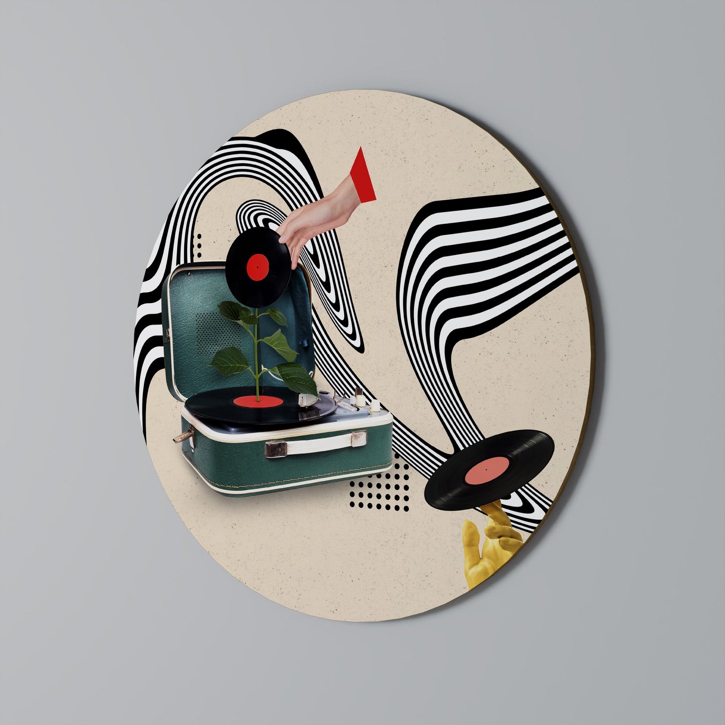 VINYL VARIATION Round Wall Art