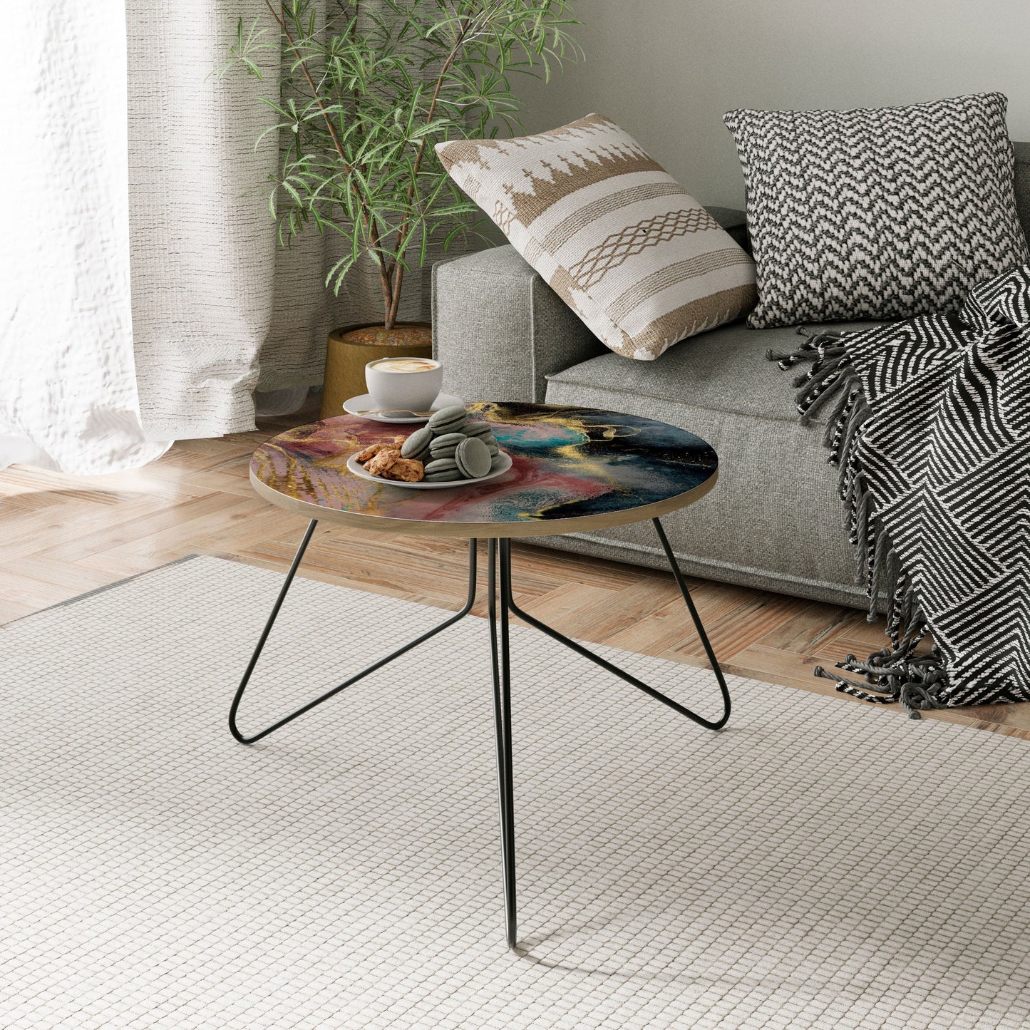 EARTHY MARBLE Coffee Table 60