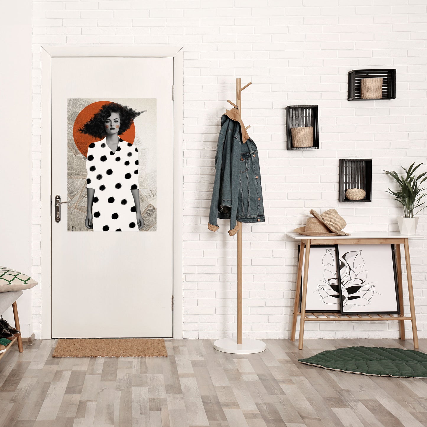 Poster verticale staccabile e attaccabile CLASSIC COOL DOTS