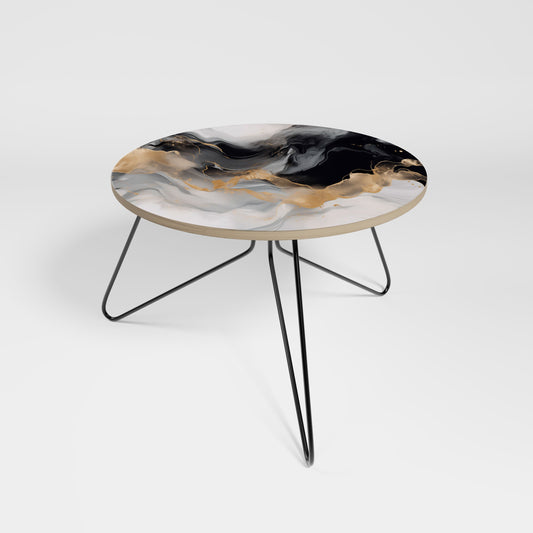 BLACK AND WHITE CONFLUENCE Small Coffee Table