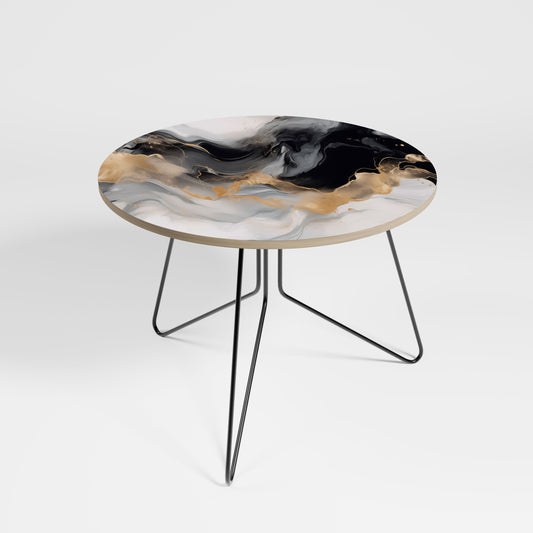 BLACK AND WHITE CONFLUENCE Large Coffee Table