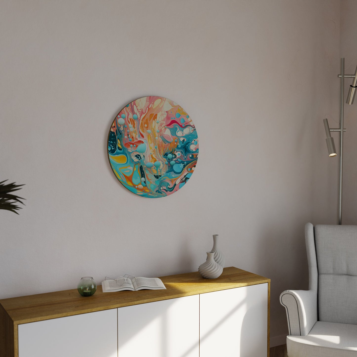 ARTISTIC ALCHEMY Round Wall Art