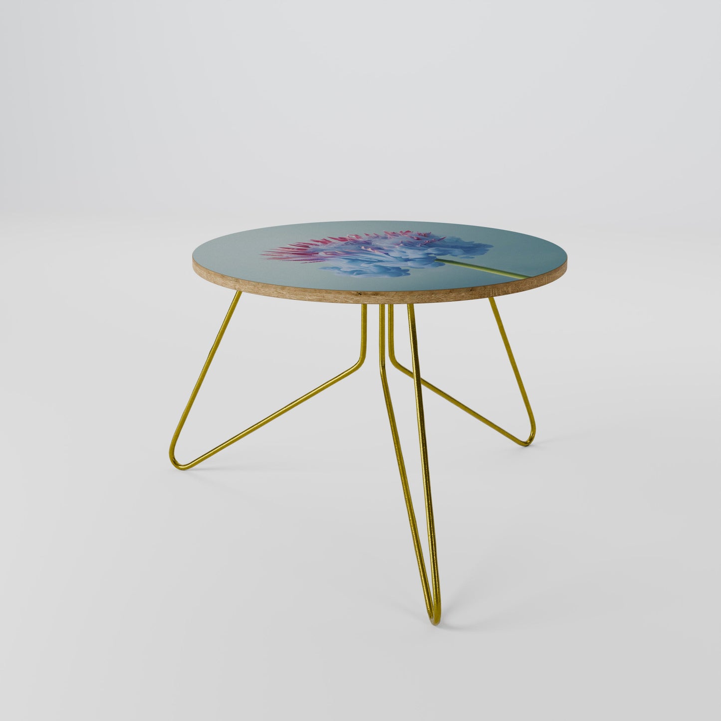 MISTY BLUE EXPLOSION Coffee Table 60