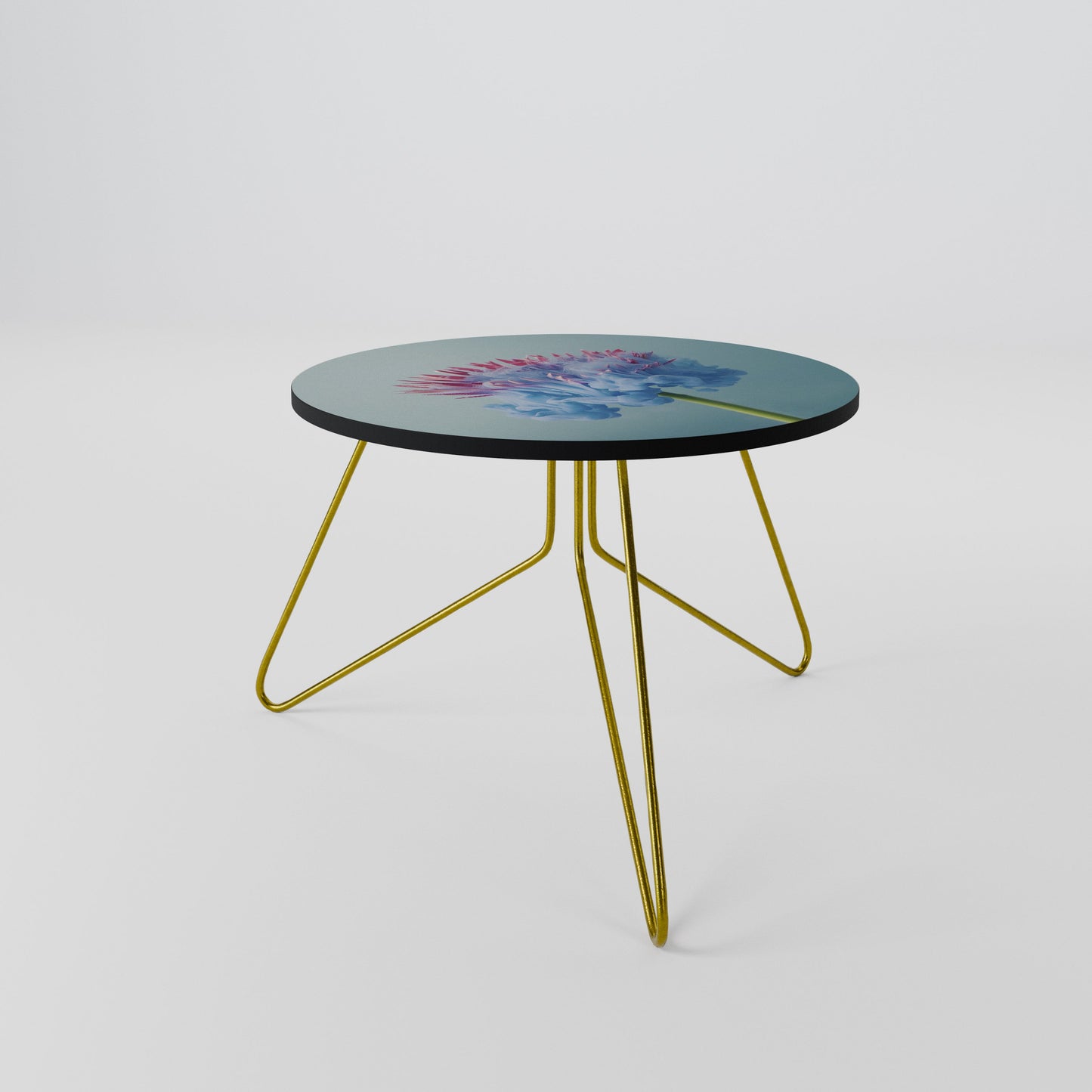 MISTY BLUE EXPLOSION Coffee Table 60