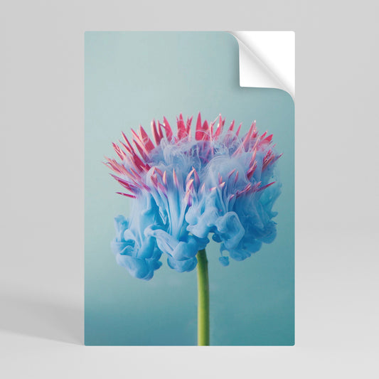Poster verticale staccabile e attaccabile MISTY BLUE EXPLOSION