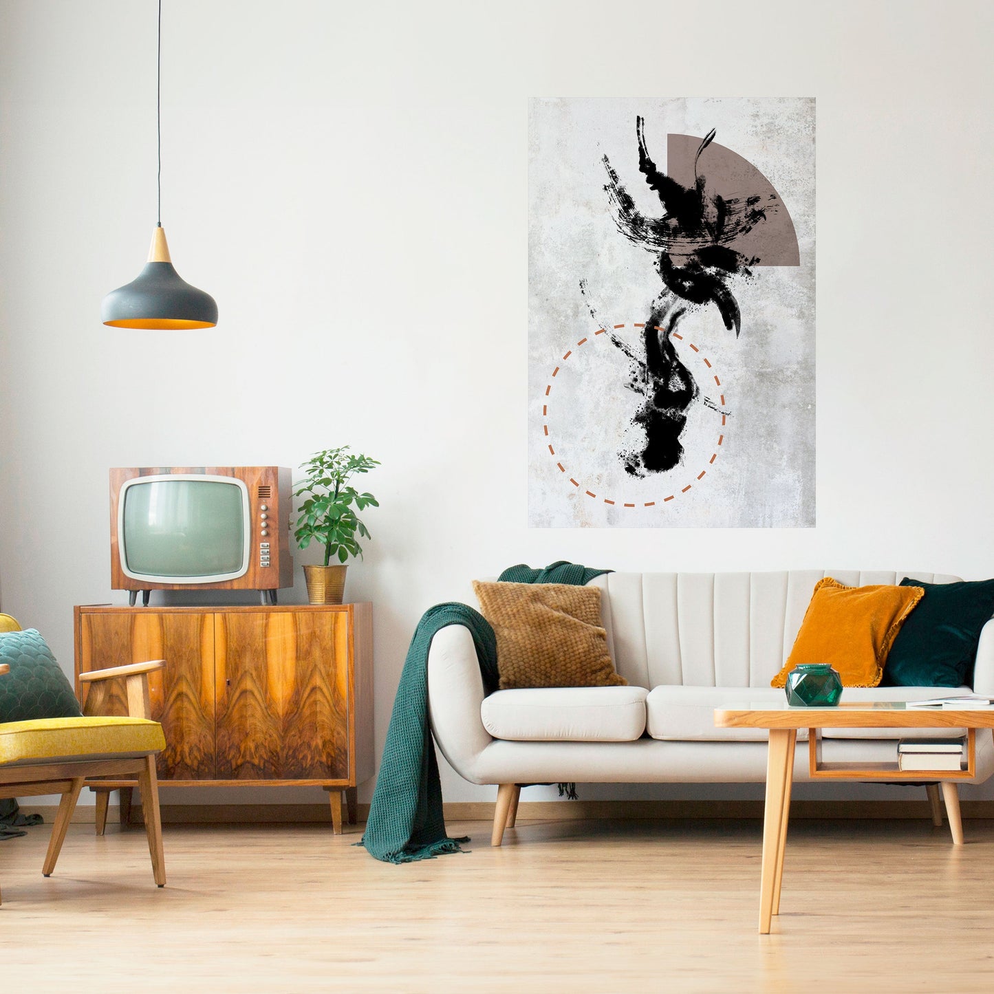 MACCHIE DI INTROSPEZIONE Poster verticale staccabile e attaccabile