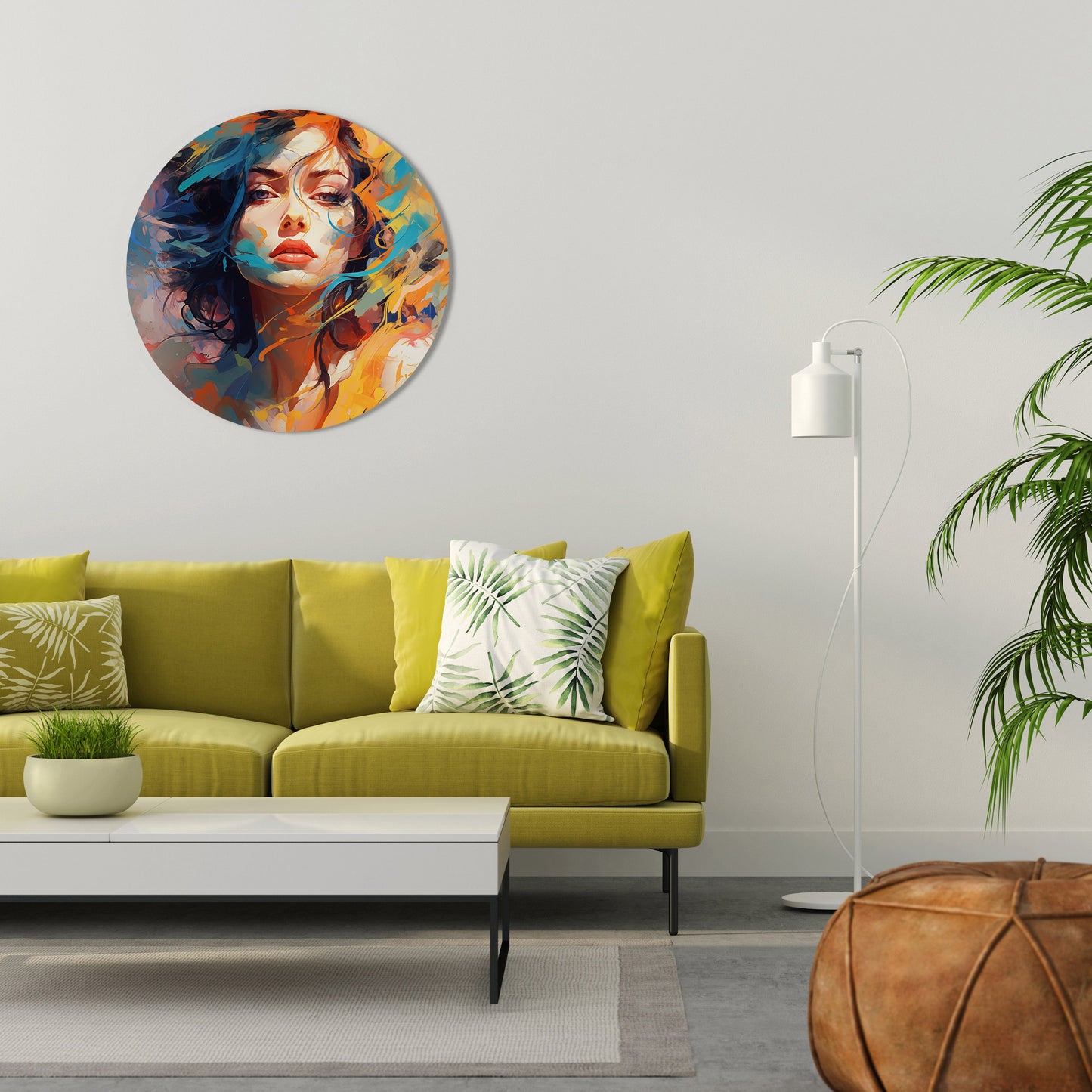 CHROMA CHARM Round Wall Art