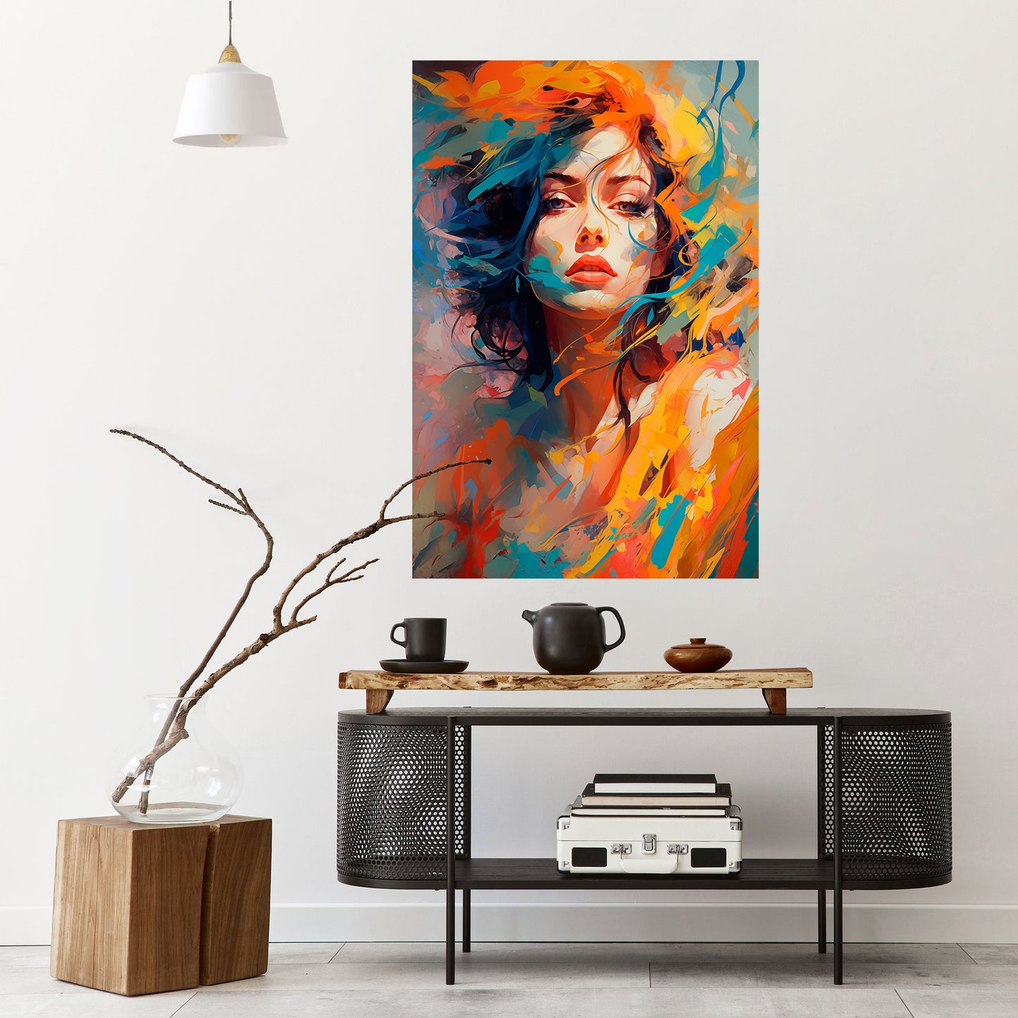 Poster verticale staccabile e attaccabile CHROMA CHARM