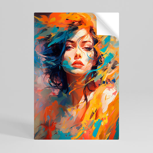 Poster verticale staccabile e attaccabile CHROMA CHARM