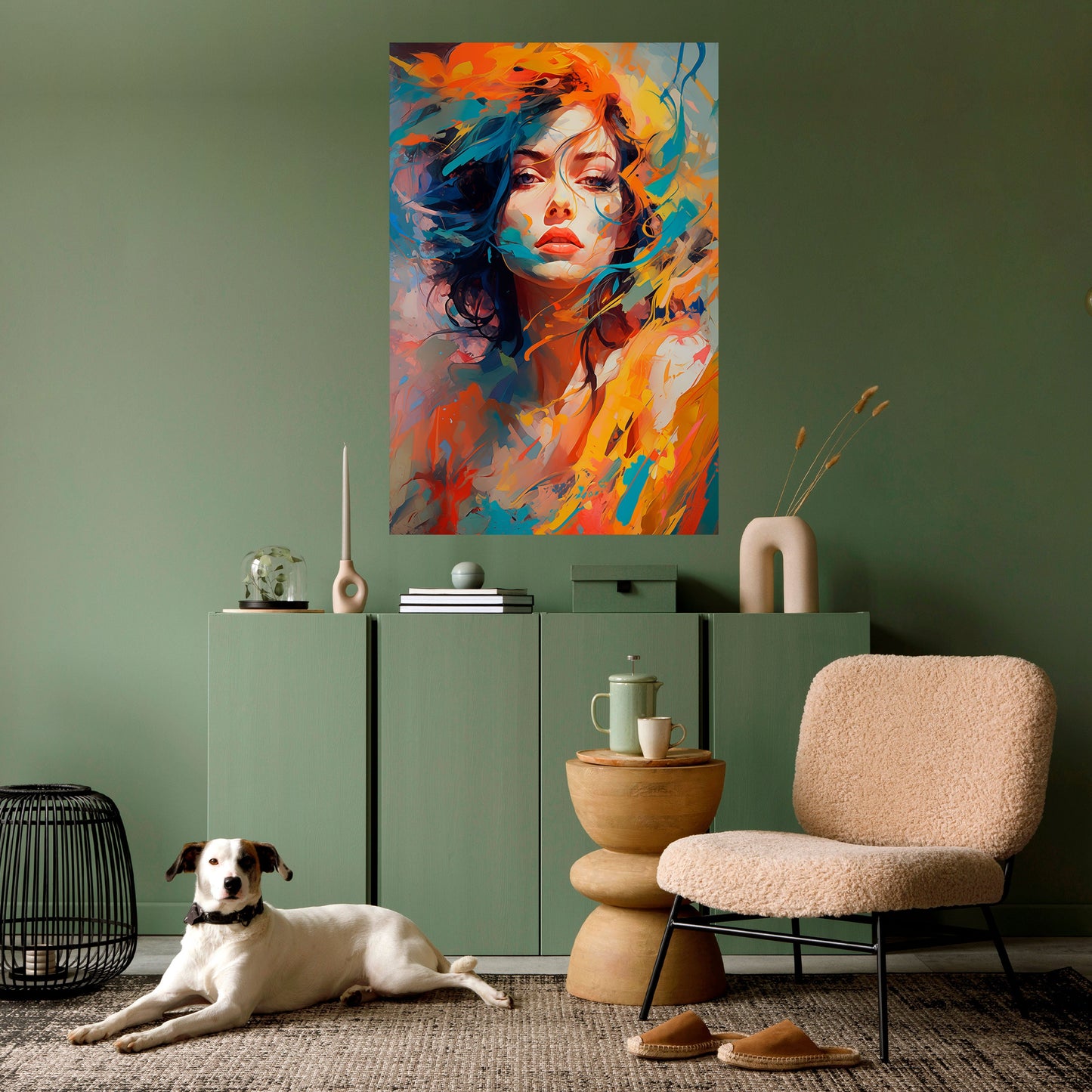 Poster verticale staccabile e attaccabile CHROMA CHARM