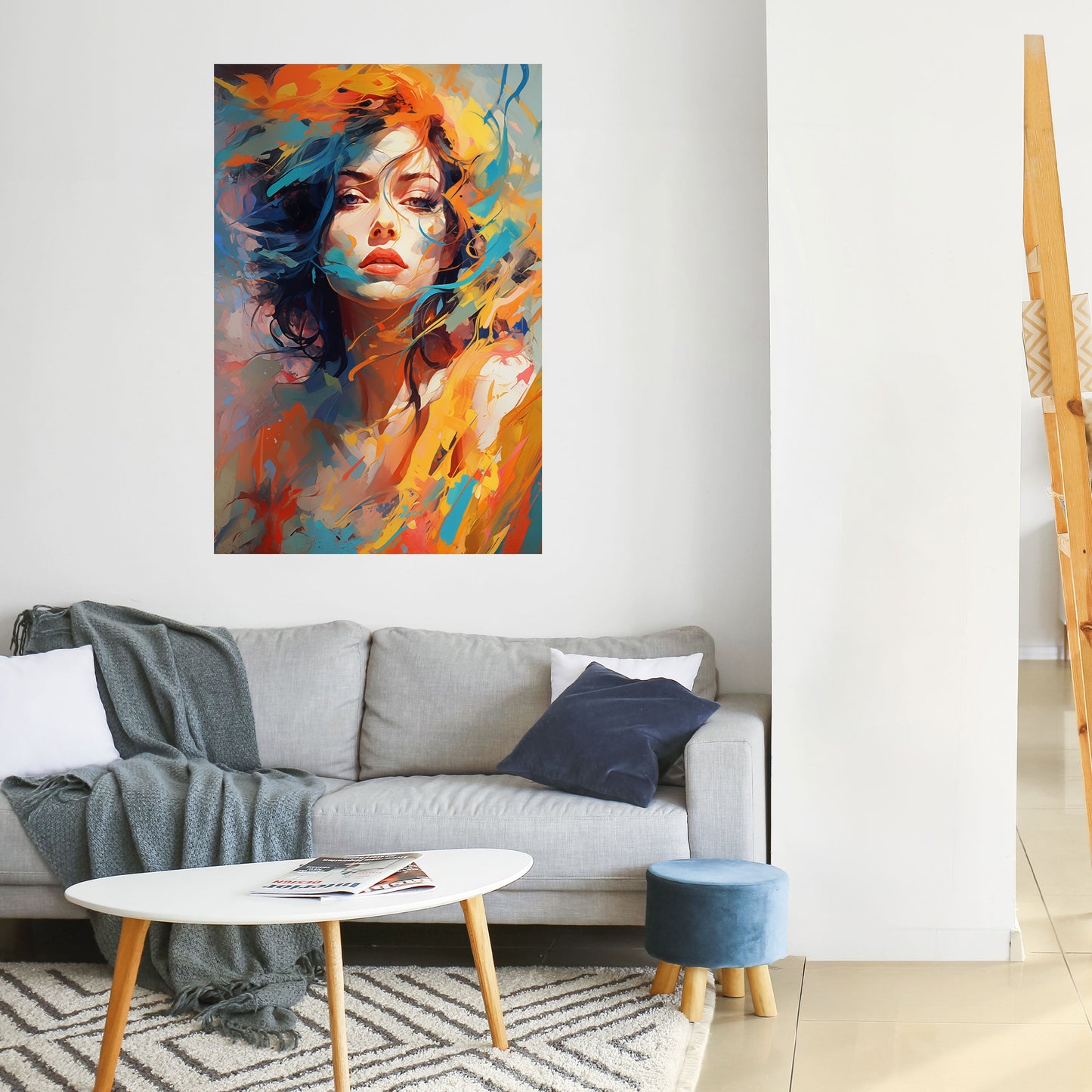 Poster verticale staccabile e attaccabile CHROMA CHARM