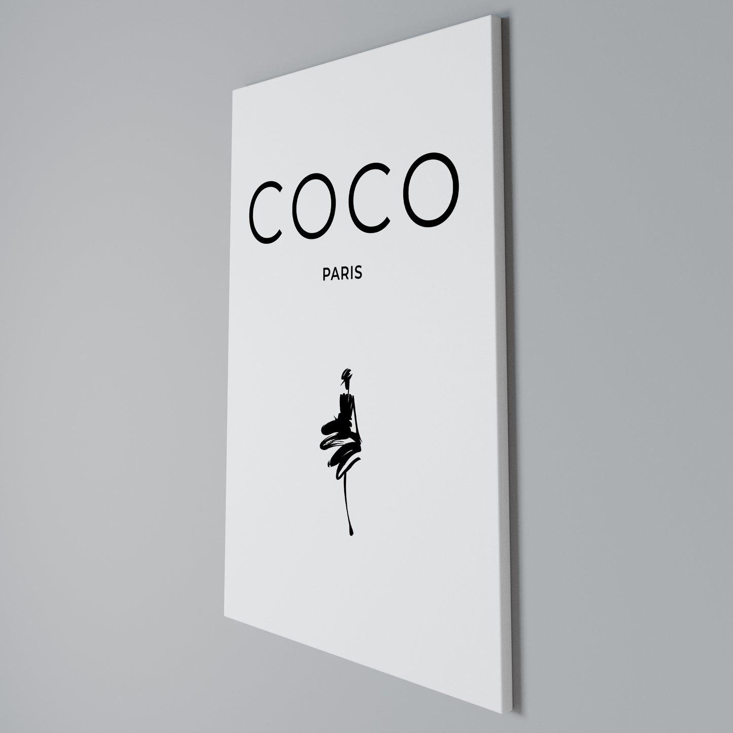 COCO CHANEL - TIMELESS ELEGANCE Stampa su Tela Verticale