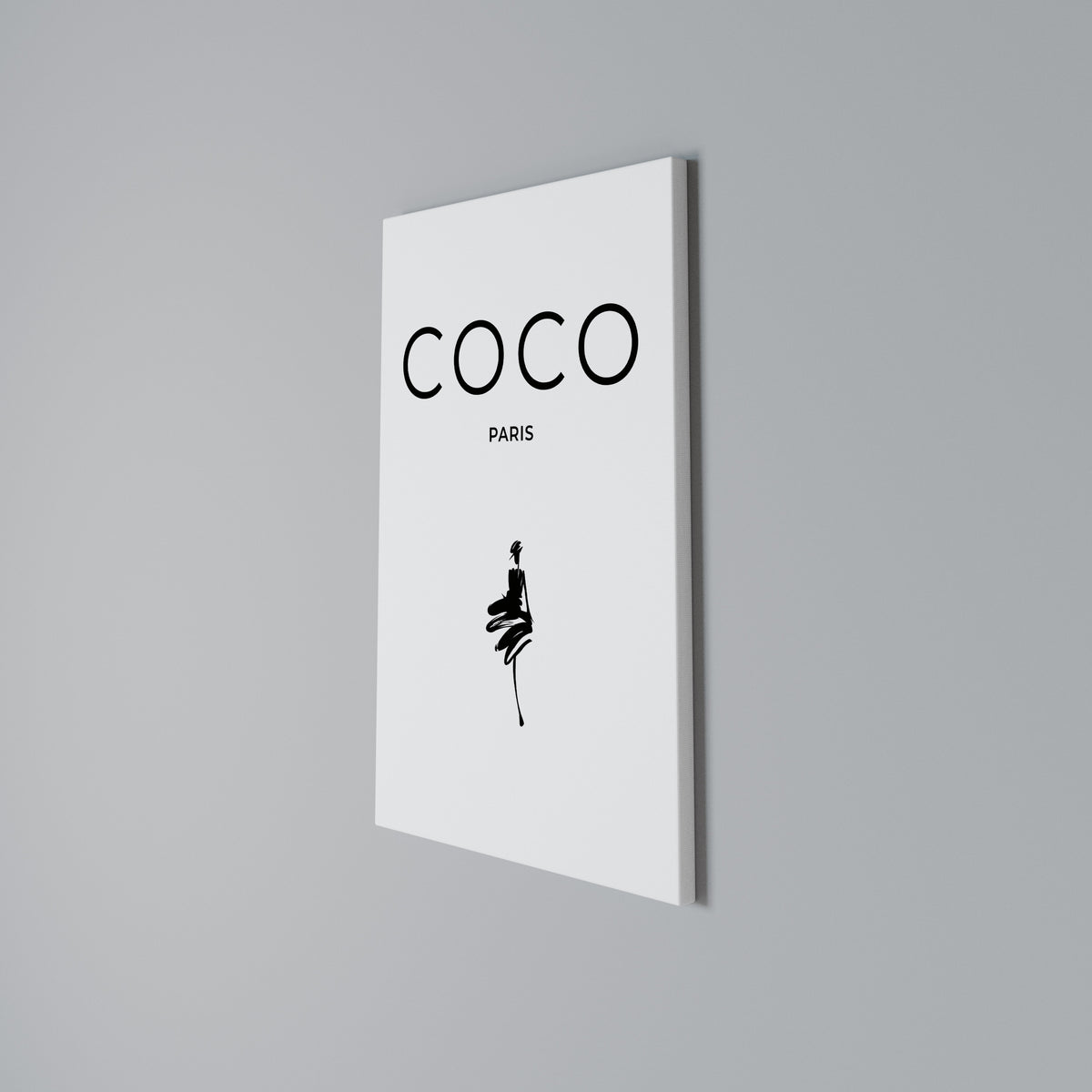 COCO CHANEL - TIMELESS ELEGANCE Stampa su tela verticale