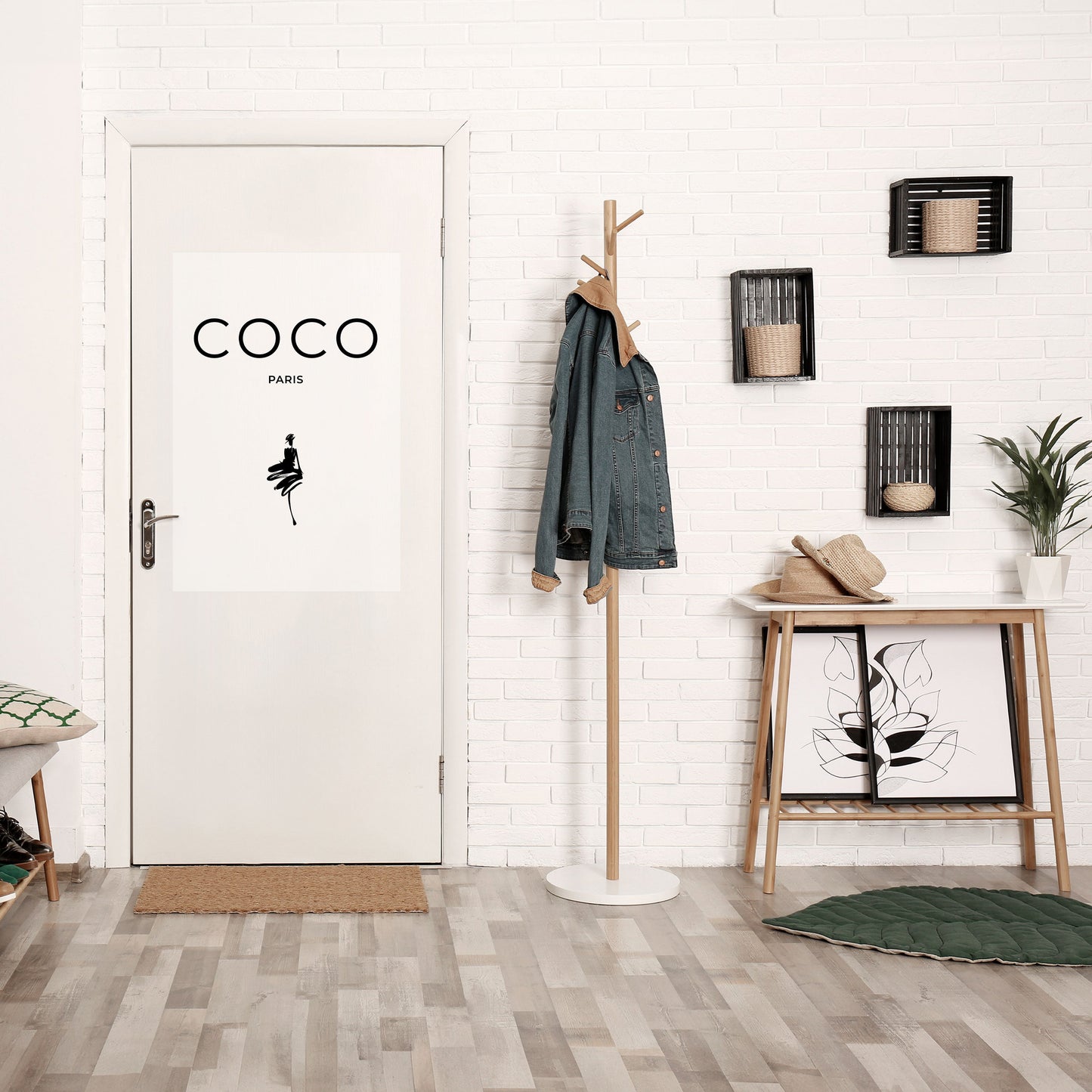 COCO CHANEL - ELEGANZA SENZA TEMPO Poster verticale staccabile e attaccabile