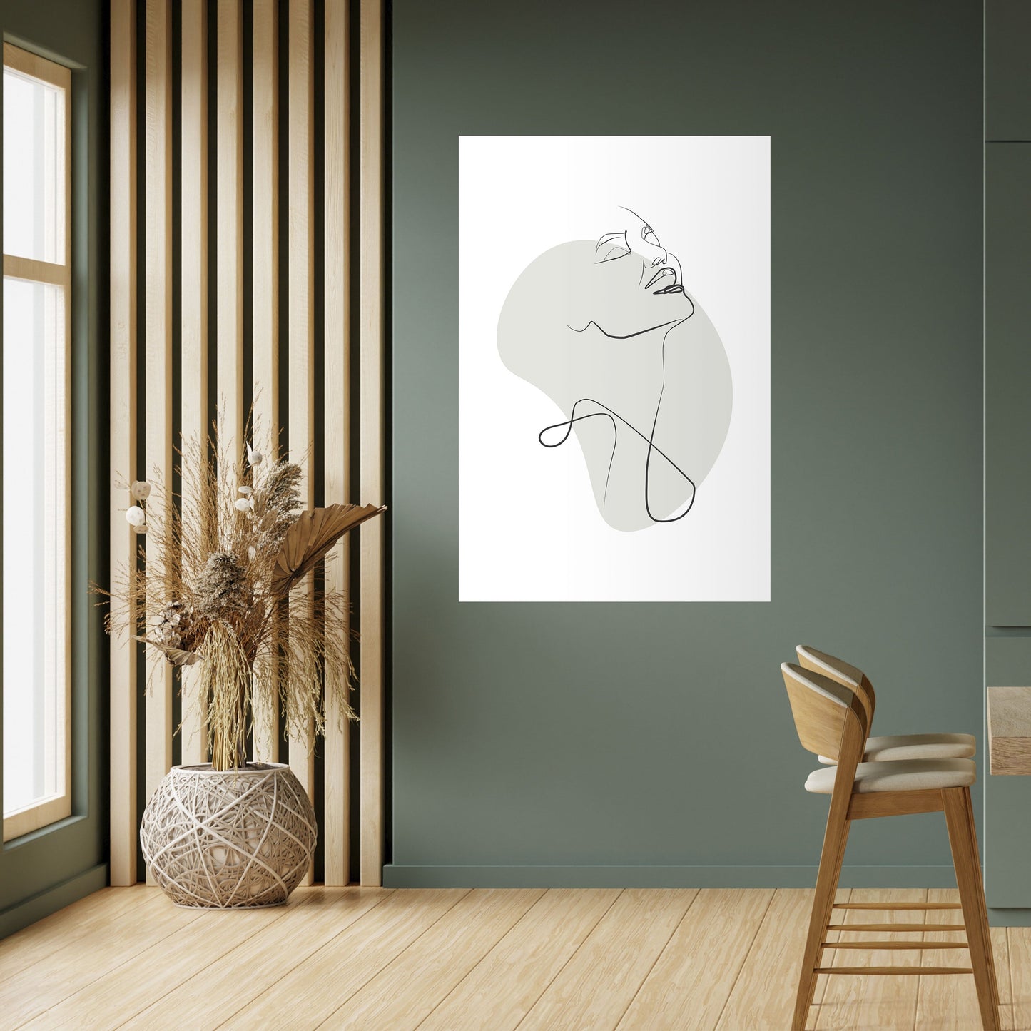 SOTTILE SEMPLICITÀ Poster verticale staccabile e attaccabile