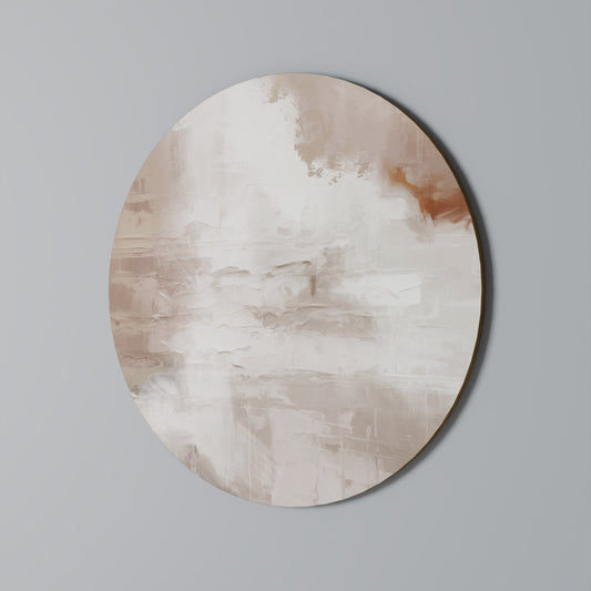 BLUSH SERENITY Round Wall Art