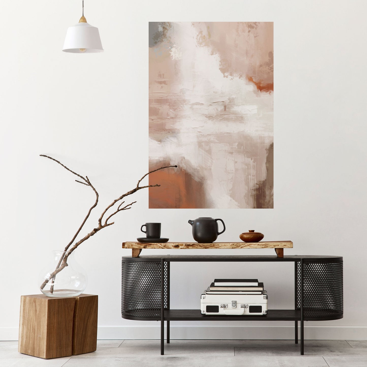 Poster verticale staccabile e attaccabile BLUSH SERENITY