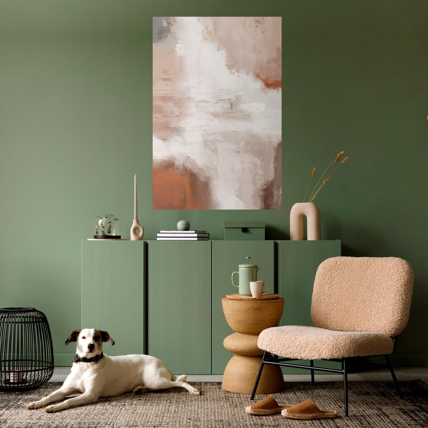Poster verticale staccabile e attaccabile BLUSH SERENITY