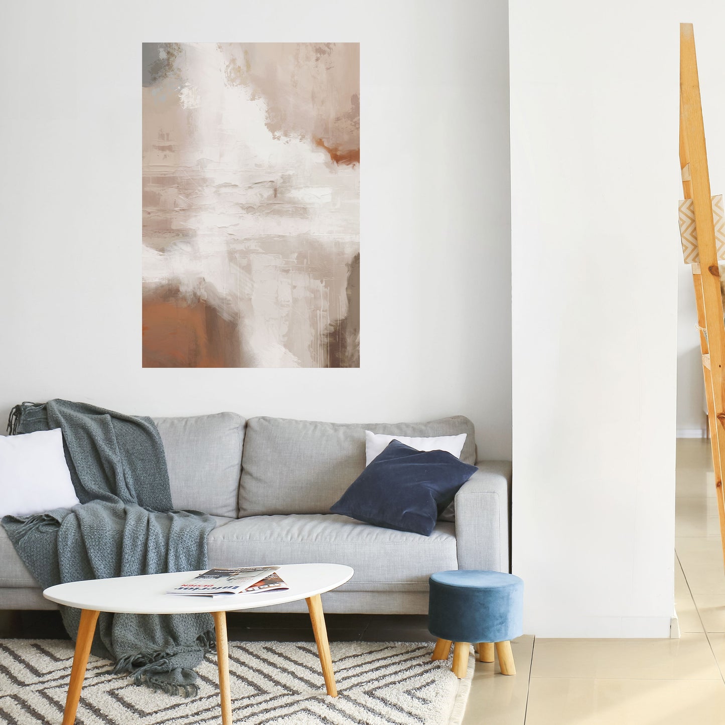 Poster verticale staccabile e attaccabile BLUSH SERENITY