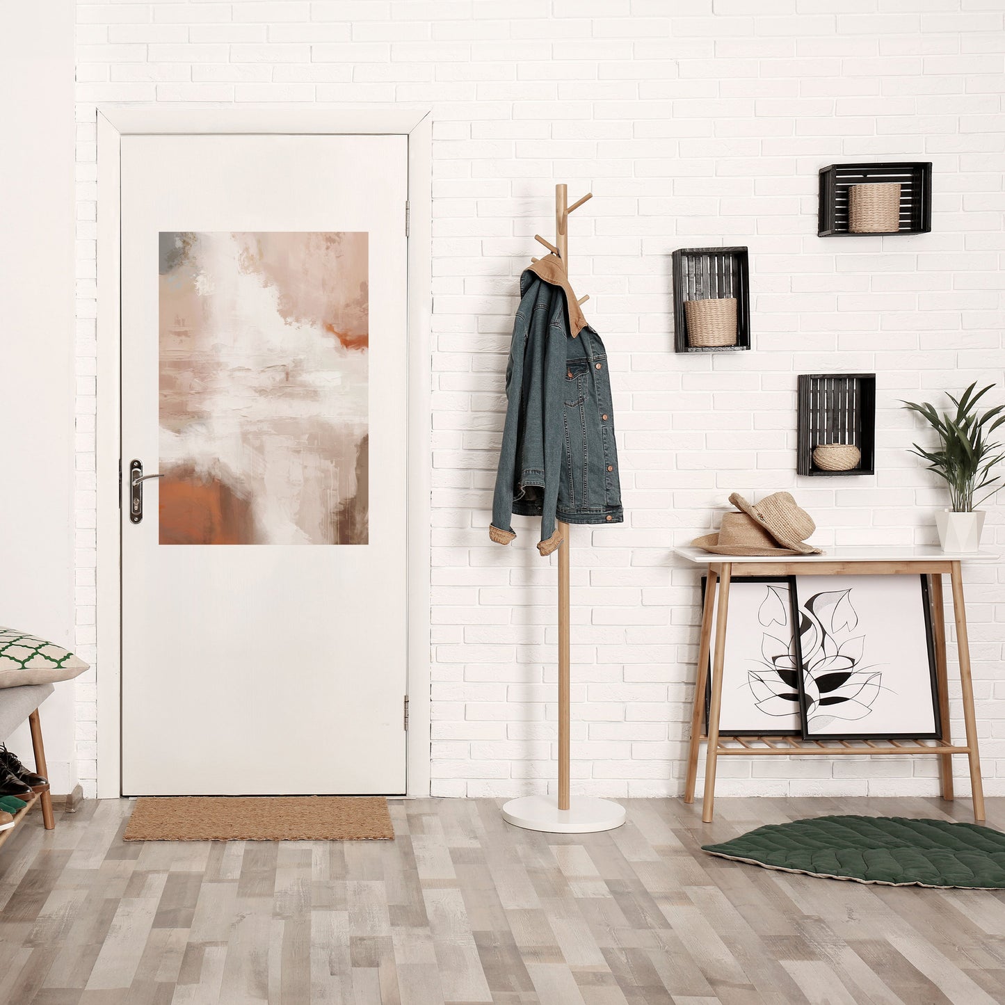 Poster verticale staccabile e attaccabile BLUSH SERENITY