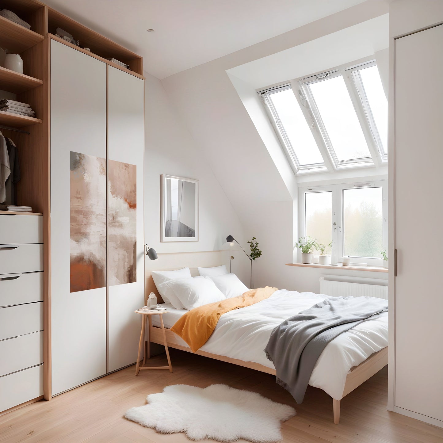 Poster verticale staccabile e attaccabile BLUSH SERENITY