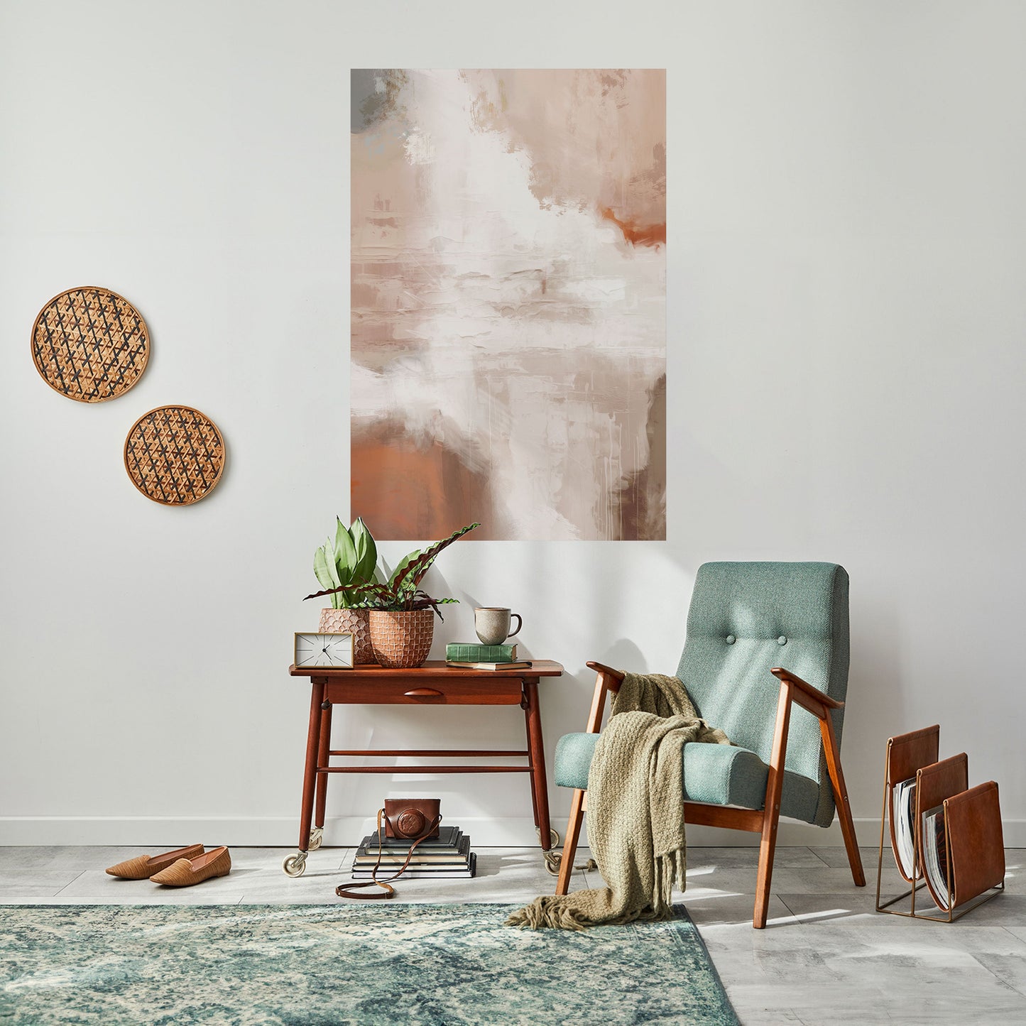Poster verticale staccabile e attaccabile BLUSH SERENITY