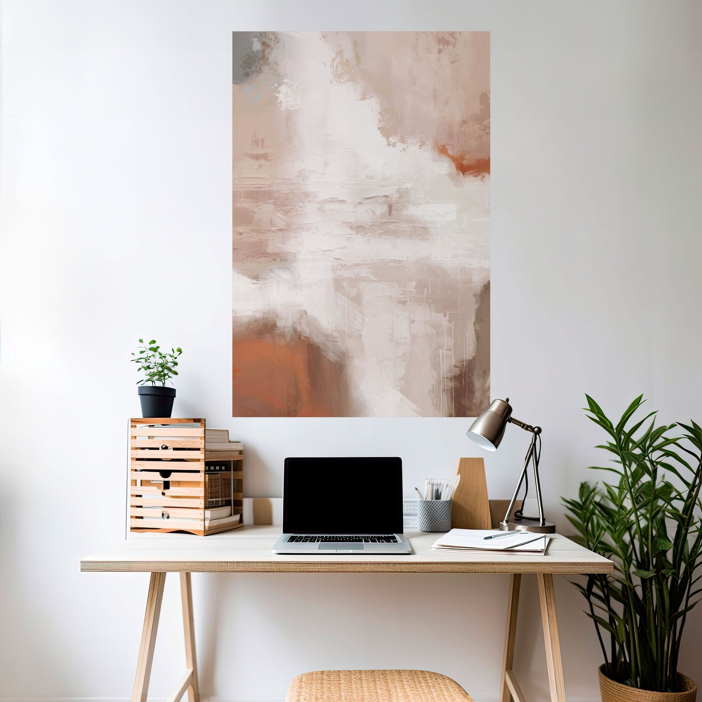 Poster verticale staccabile e attaccabile BLUSH SERENITY