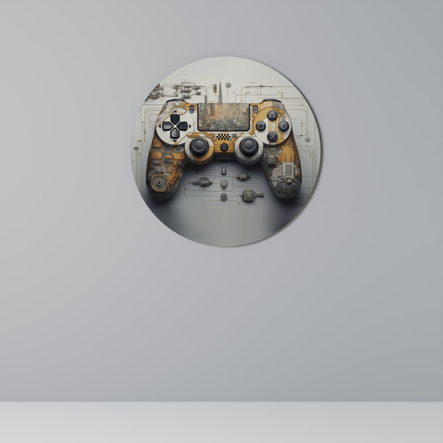 CYBER CHRONICLES PAD - Decorazione murale rotonda