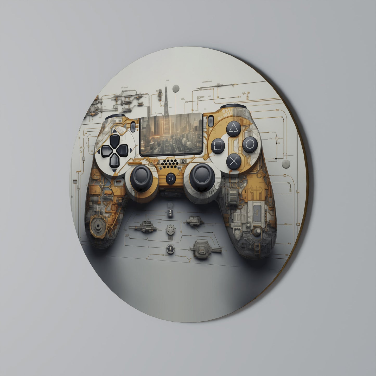 CYBER CHRONICLES PAD - Decorazione murale rotonda