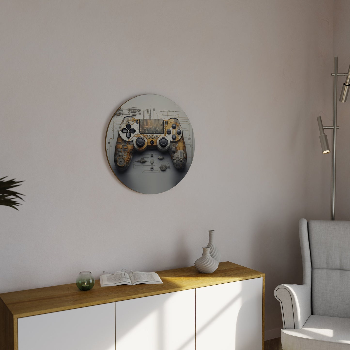 CYBER CHRONICLES PAD - Decorazione murale rotonda