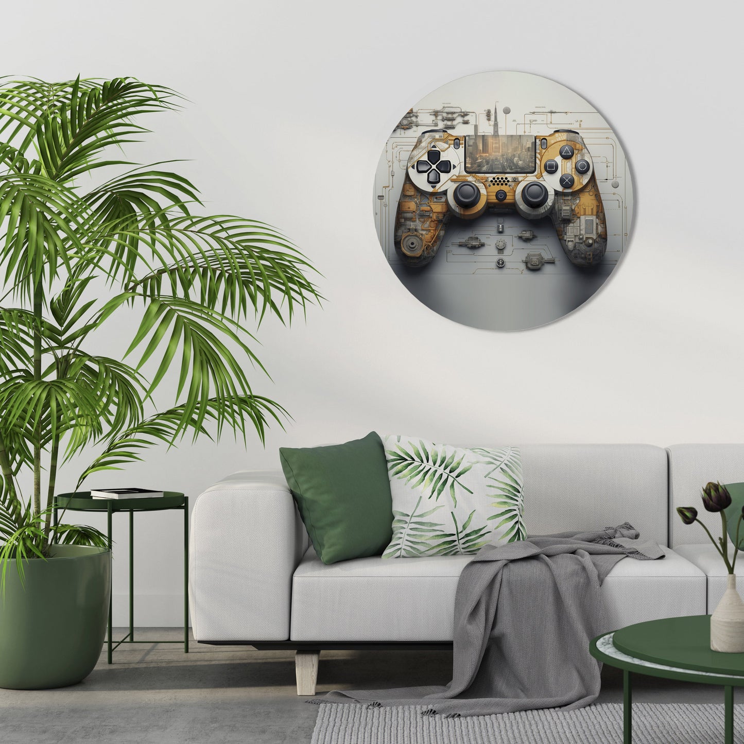 CYBER CHRONICLES PAD - Decorazione murale rotonda