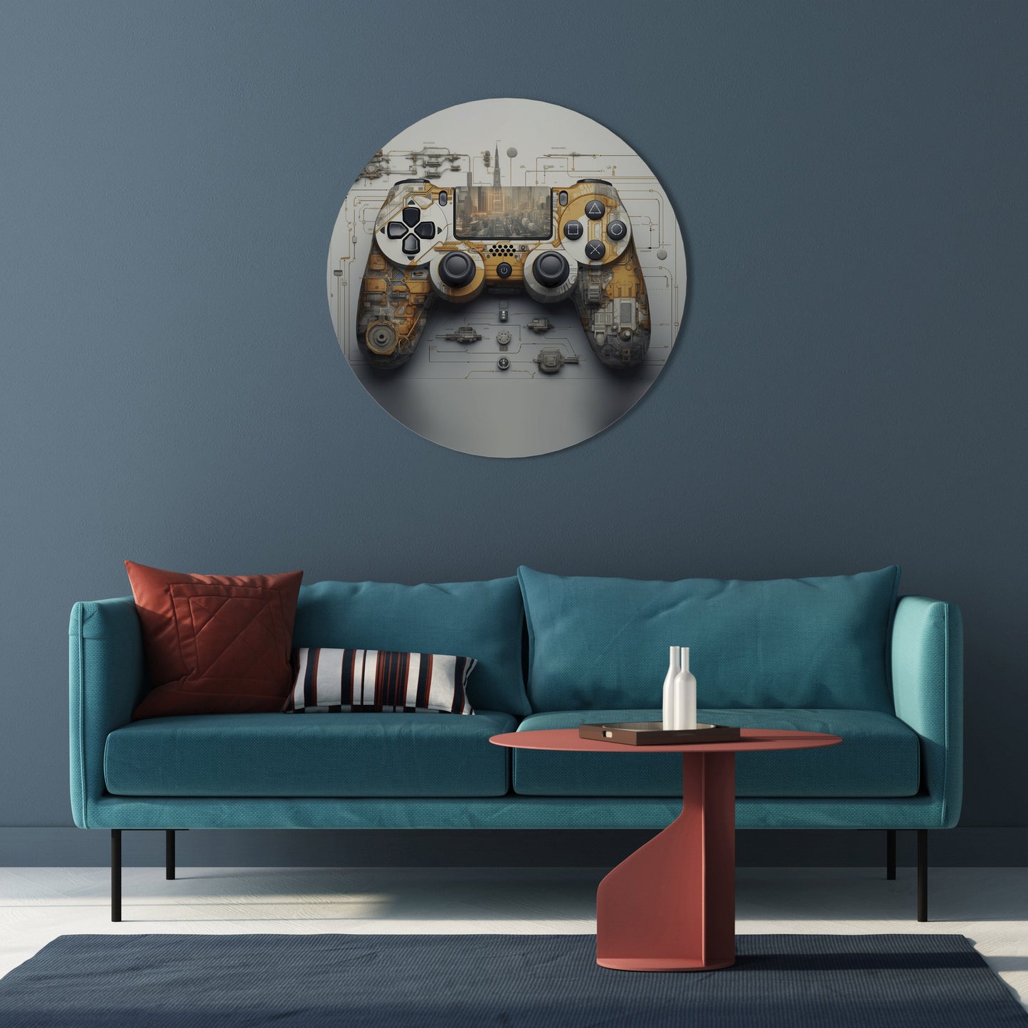 CYBER CHRONICLES PAD - Decorazione murale rotonda