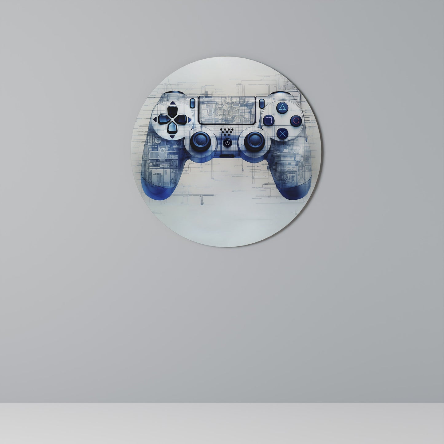 CYBER SCAPE PAD - Decorazione murale rotonda