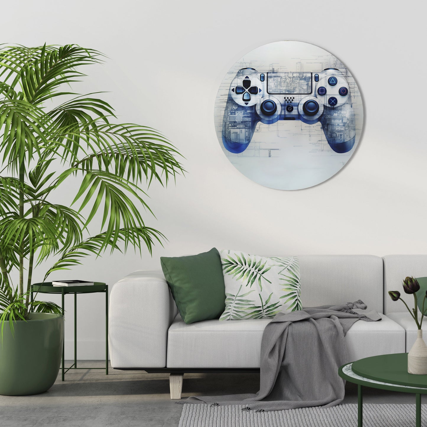 CYBER SCAPE PAD - Decorazione murale rotonda