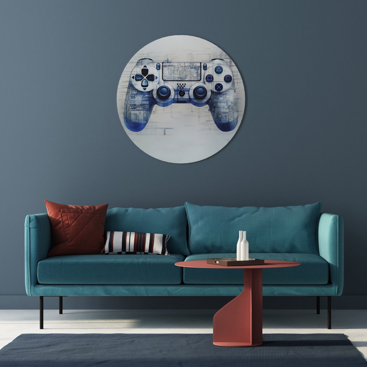 CYBER SCAPE PAD - Decorazione murale rotonda