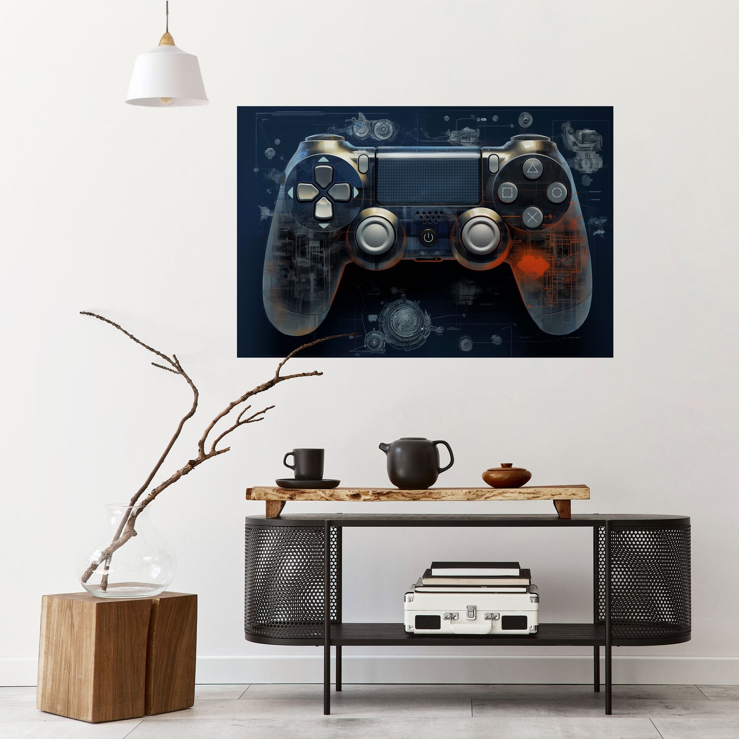 VIRTUAL VELOCITY PAD Poster orizzontale staccabile e attaccabile