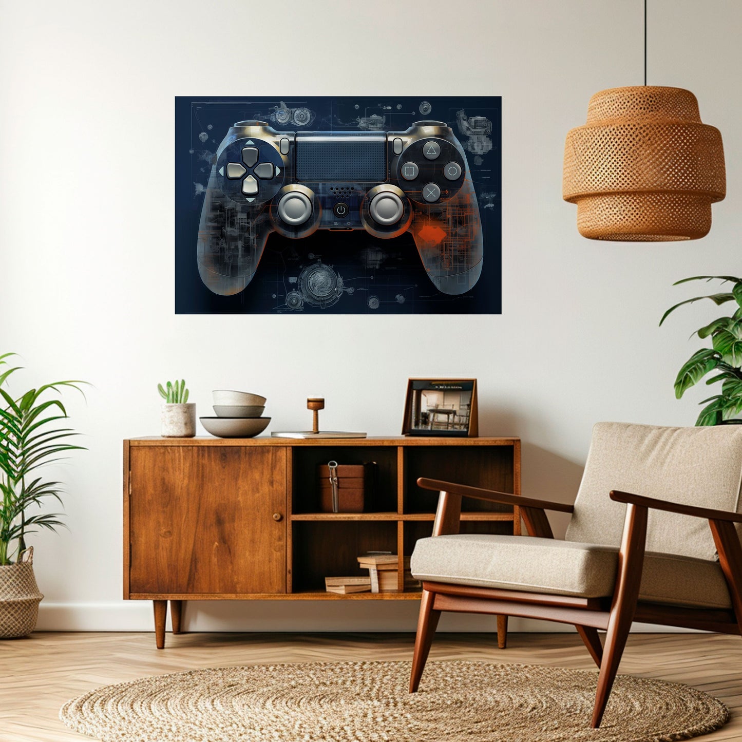 VIRTUAL VELOCITY PAD Poster orizzontale staccabile e attaccabile