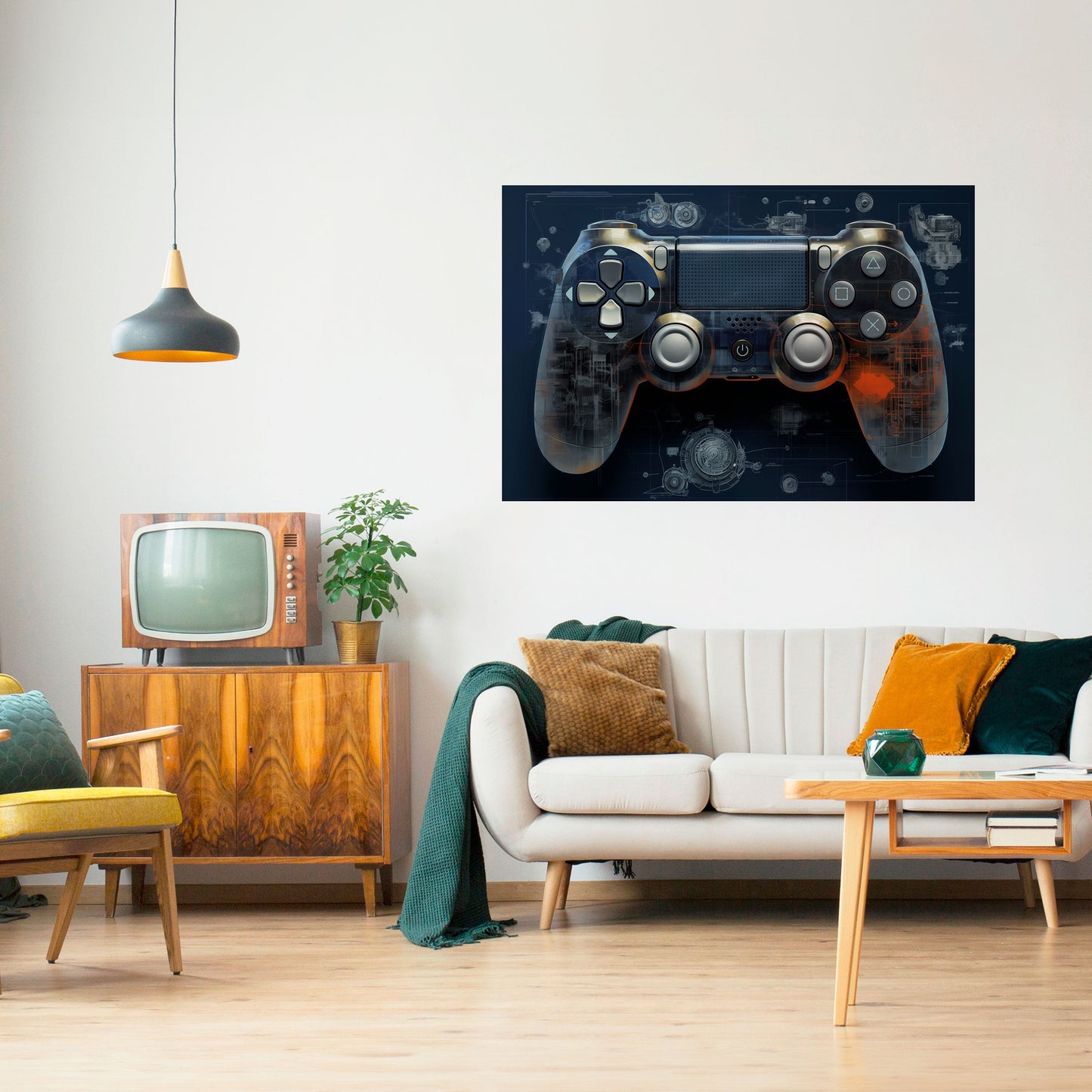VIRTUAL VELOCITY PAD Poster orizzontale staccabile e attaccabile
