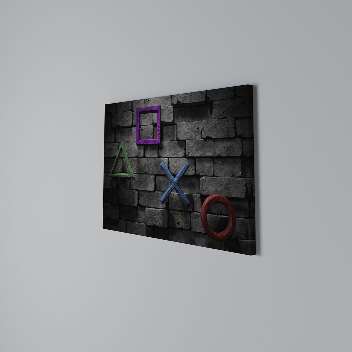 UNDERGOUND CONSOLE ICONS Stampa su tela orizzontale