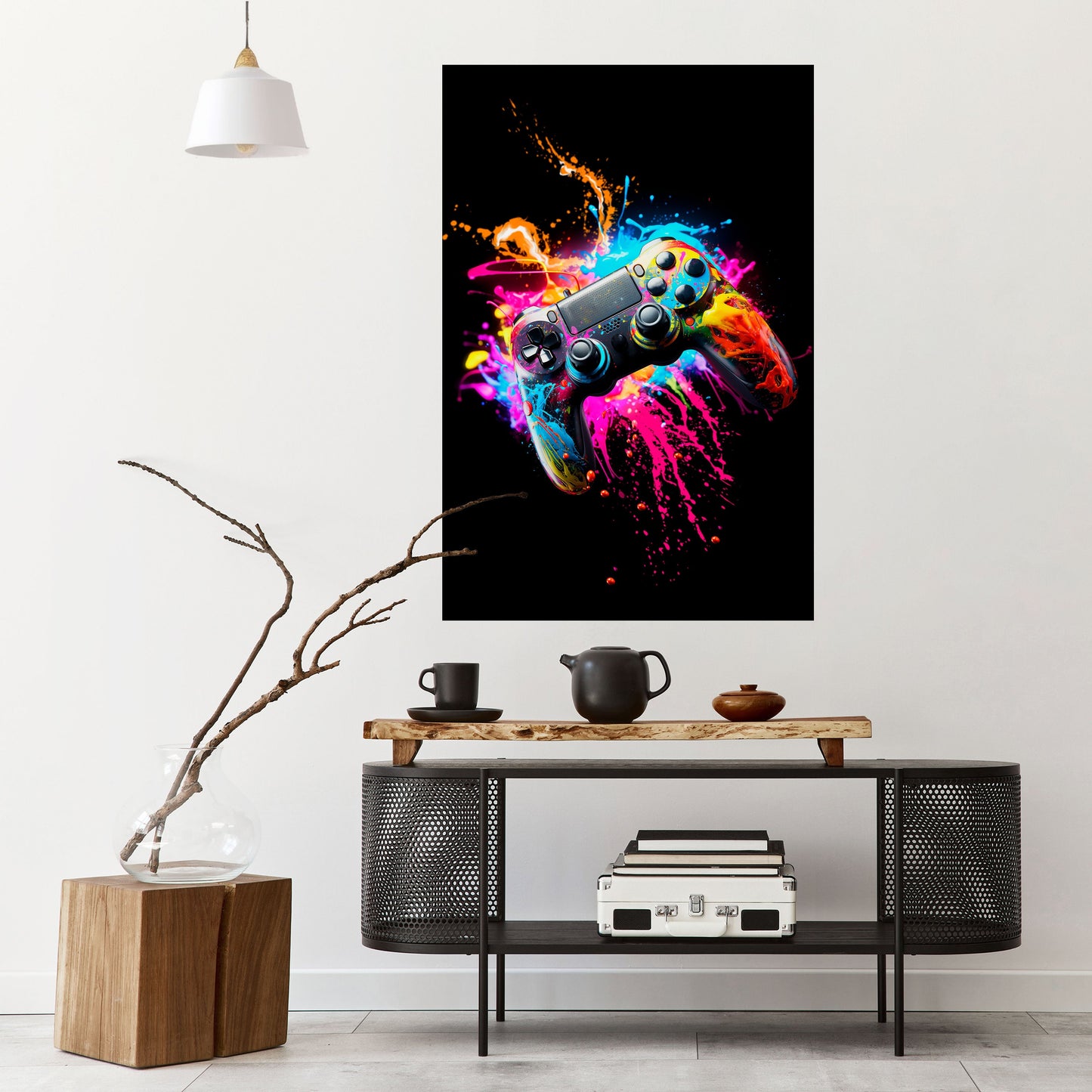 Poster verticale staccabile e attaccabile GAMING LUSH