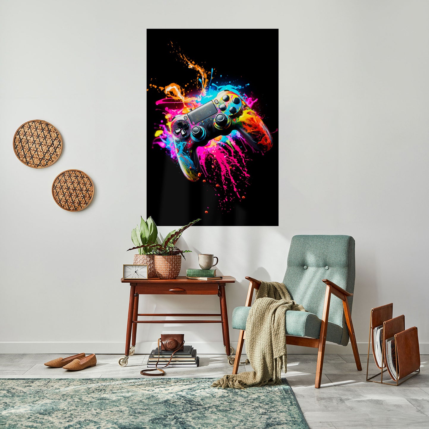 Poster verticale staccabile e attaccabile GAMING LUSH