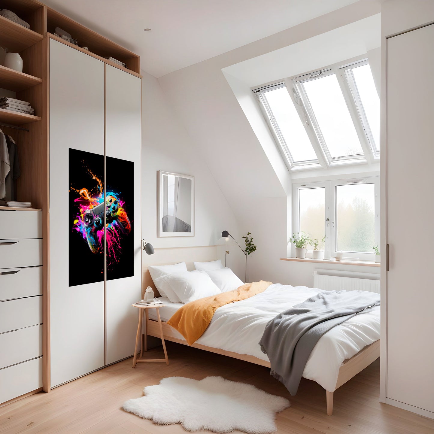 Poster verticale staccabile e attaccabile GAMING LUSH
