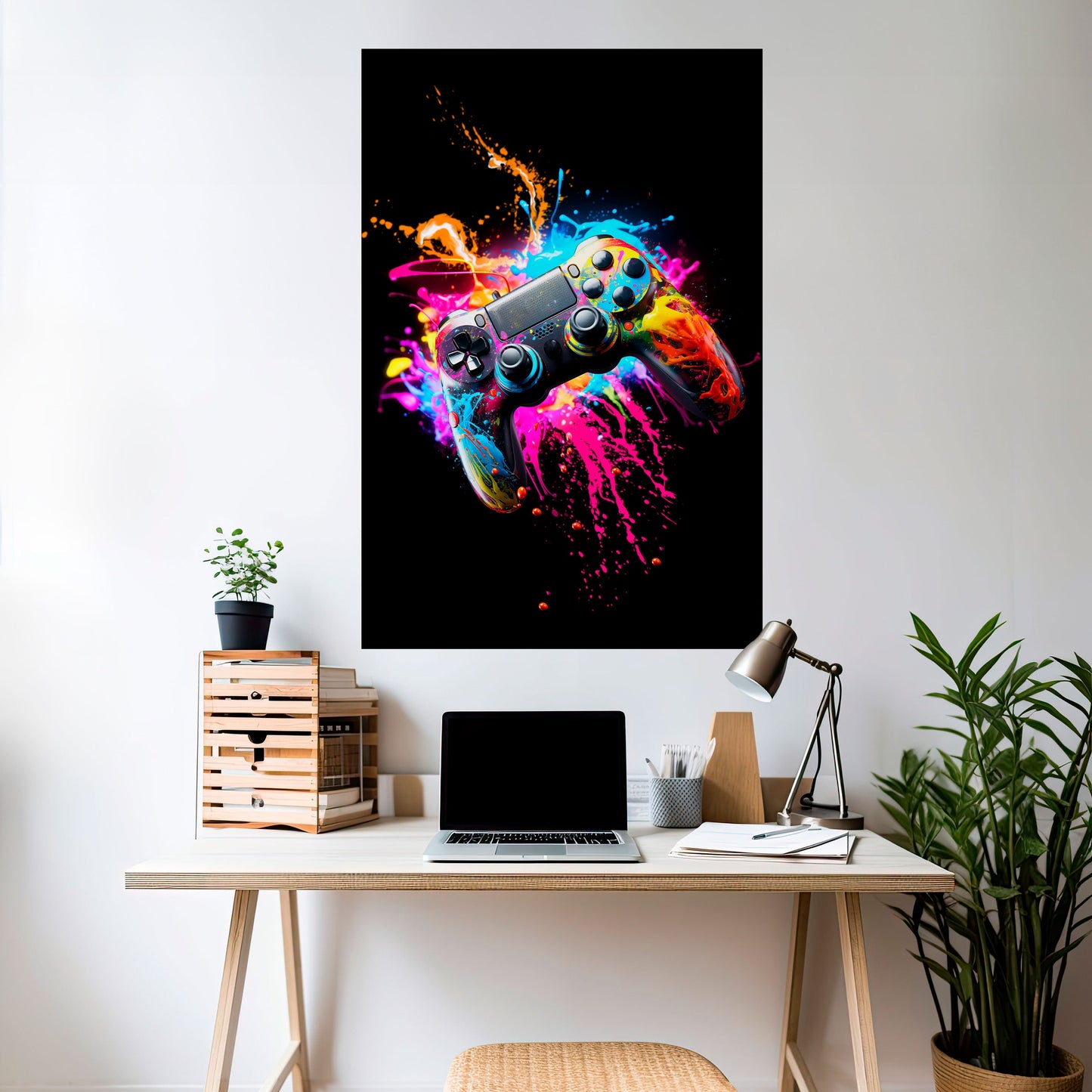Poster verticale staccabile e attaccabile GAMING LUSH