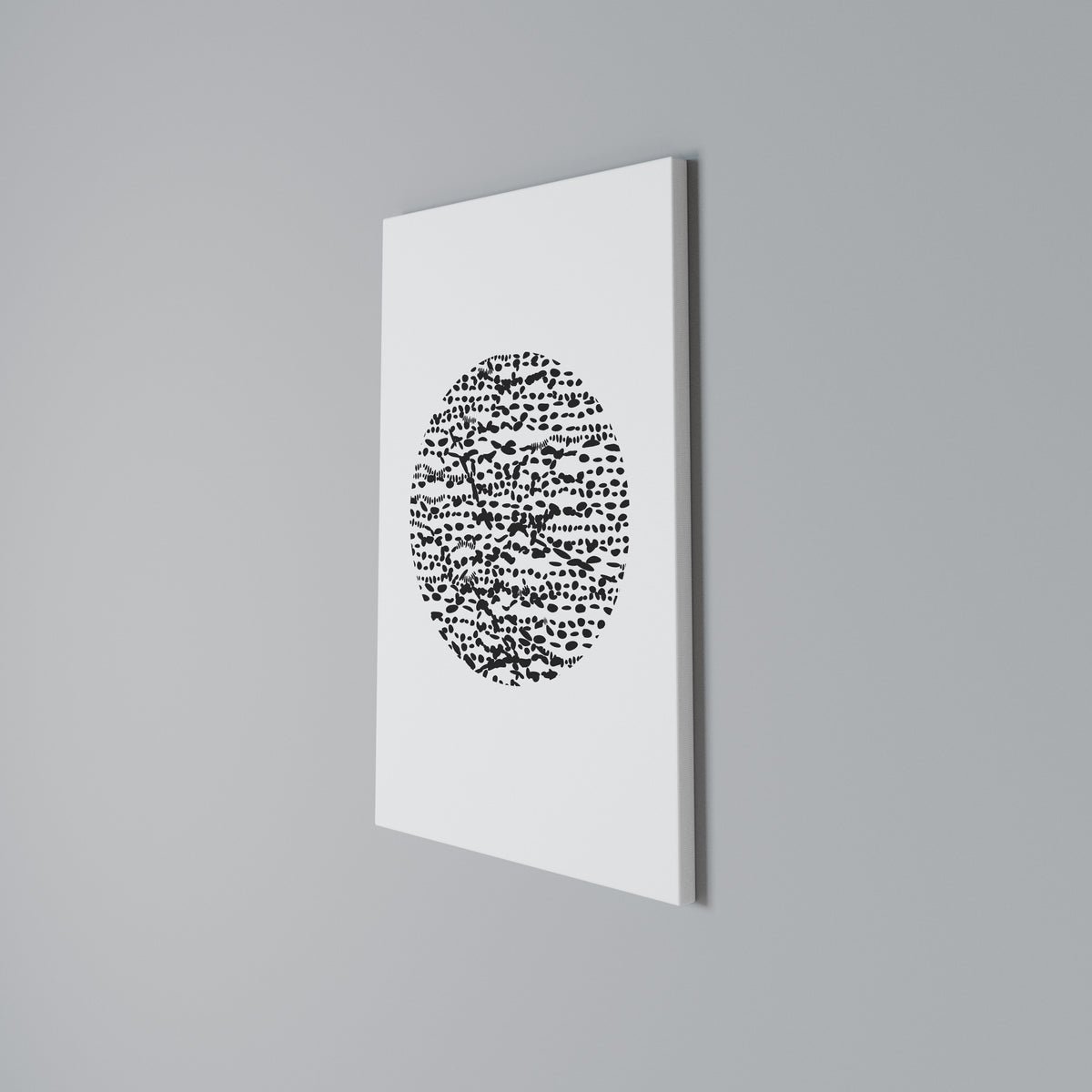 LUNAR LOOM Stampa su tela verticale
