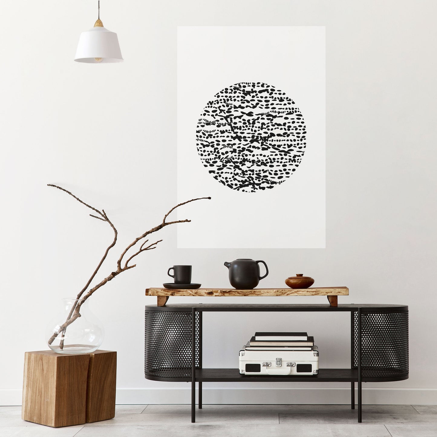 Poster verticale staccabile e attaccabile LUNAR LOOM