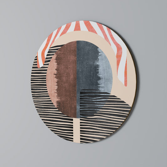 SUSSURRI DI FORMA Arte murale rotonda